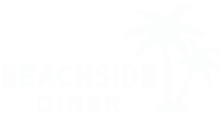 Beachside Diner retro restaurant logo in St. Augustine Beach