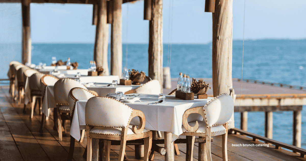 beach brunch catering
